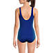 Women's Long Chlorine Resistant Soft Cup Tugless Sporty One Piece Swimsuit, Back