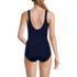 Women's Tugless Low Leg One Piece Swimsuit, Back