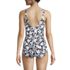 Women's Petite Tugless Low Leg One Piece Swimsuit, Back