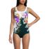 Women's Tugless Low Leg One Piece Swimsuit, Front