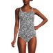 Women's Chlorine Resistant Soft Cup Tugless Sporty One Piece Swimsuit, Front