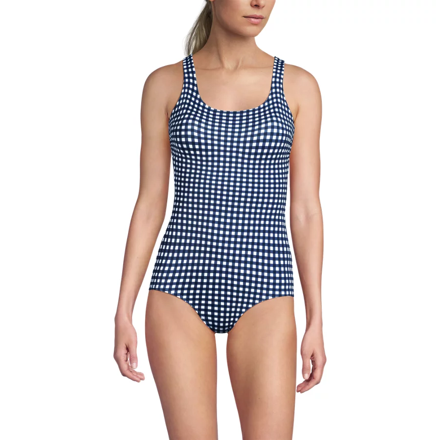 Women's Tugless Low Leg One Piece Swimsuit view 2