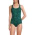 Women's Petite Tugless Low Leg One Piece Swimsuit, Front