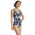 Women's Tugless Low Leg One Piece Swimsuit, Front