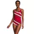 Women's Tugless Low Leg One Piece Swimsuit, Front