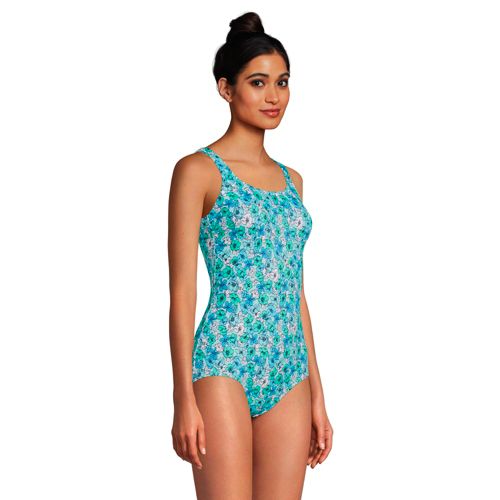 Maillot 1 Pièce Tugless Imprimé, Femme Stature Standard image number 3