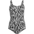 Women's Mastectomy Chlorine Resistant Tugless One Piece Swimsuit Soft Cup, Front