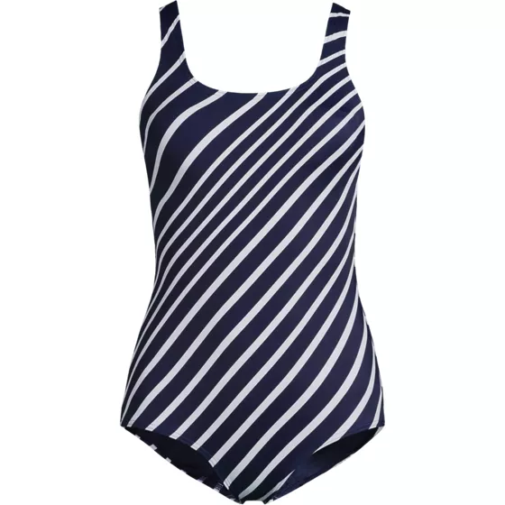 Women's Tugless Low Leg One Piece Swimsuit - primary