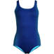 Women's Long Chlorine Resistant Soft Cup Tugless Sporty One Piece Swimsuit, Front
