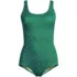 Women's Tugless Low Leg One Piece Swimsuit, Front
