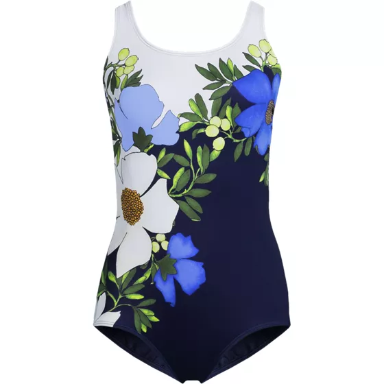 Women's Tugless Low Leg One Piece Swimsuit - primary