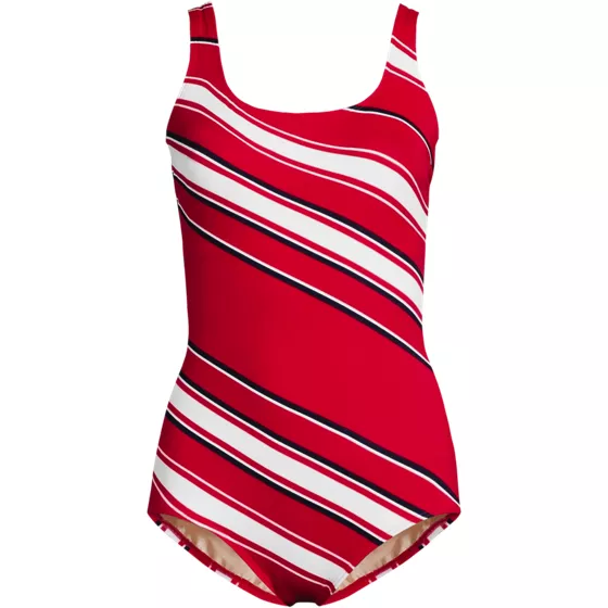 Women's Tugless Low Leg One Piece Swimsuit - primary
