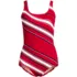 Women's Tugless Low Leg One Piece Swimsuit, Front