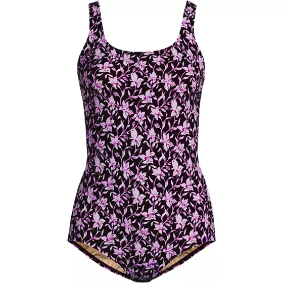 Women's Tugless Low Leg One Piece Swimsuit - primary