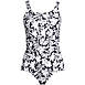 Women's Plus Size Long Chlorine Resistant Soft Cup Tugless Sporty One Piece Swimsuit, Front