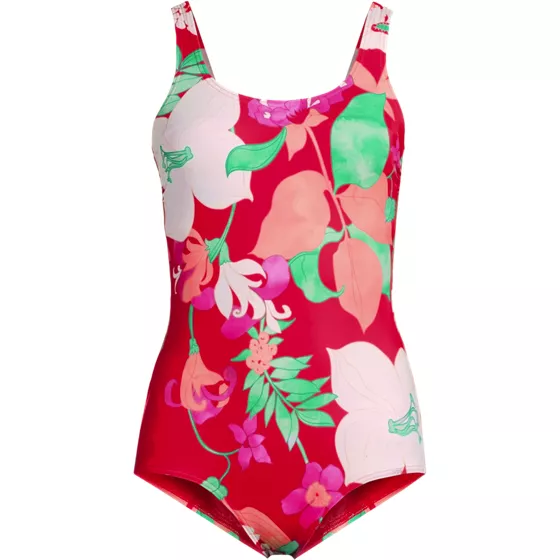 Women's Tugless Low Leg One Piece Swimsuit - primary