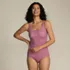 Women's Petite Tugless Low Leg One Piece Swimsuit, alternative image