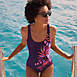 Women's Long Chlorine Resistant Soft Cup Tugless Sporty One Piece Swimsuit, alternative image
