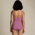 Women's Petite Tugless Low Leg One Piece Swimsuit, Back