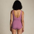 Women's Chlorine Resistant Soft Cup Tugless Sporty One Piece Swimsuit