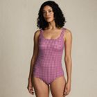 Women's Chlorine Resistant Soft Cup Tugless Sporty One Piece Swimsuit