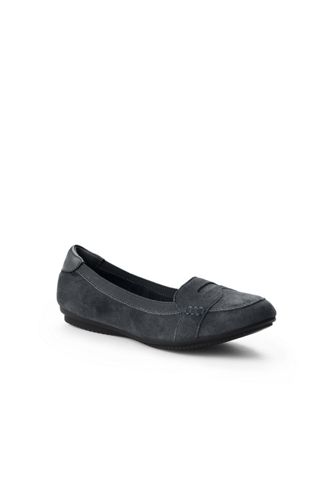 women's black slip on casual shoes
