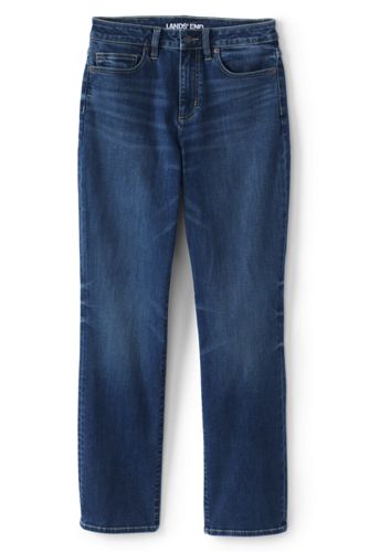 lands end straight leg jeans