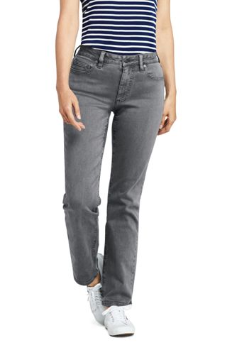 women's curvy straight leg jeans