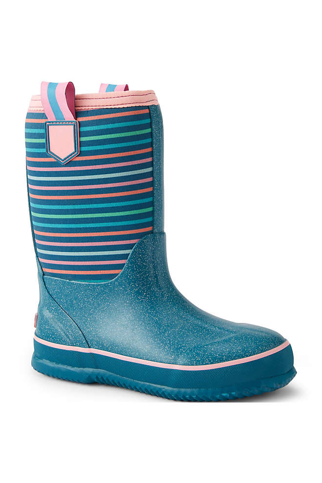 Kids Insulated Rain Boots, Front