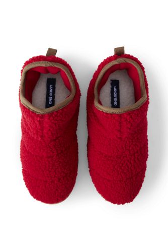 lands end sherpa slippers