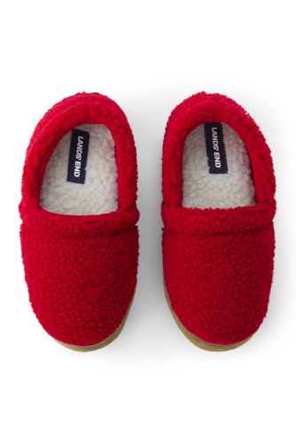 lands end sherpa slippers