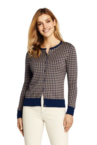 lands end women's supima cardigan sweater