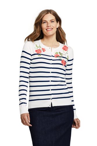 lands end women's supima cardigan sweater