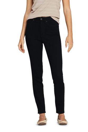 women's straight leg high rise jeans