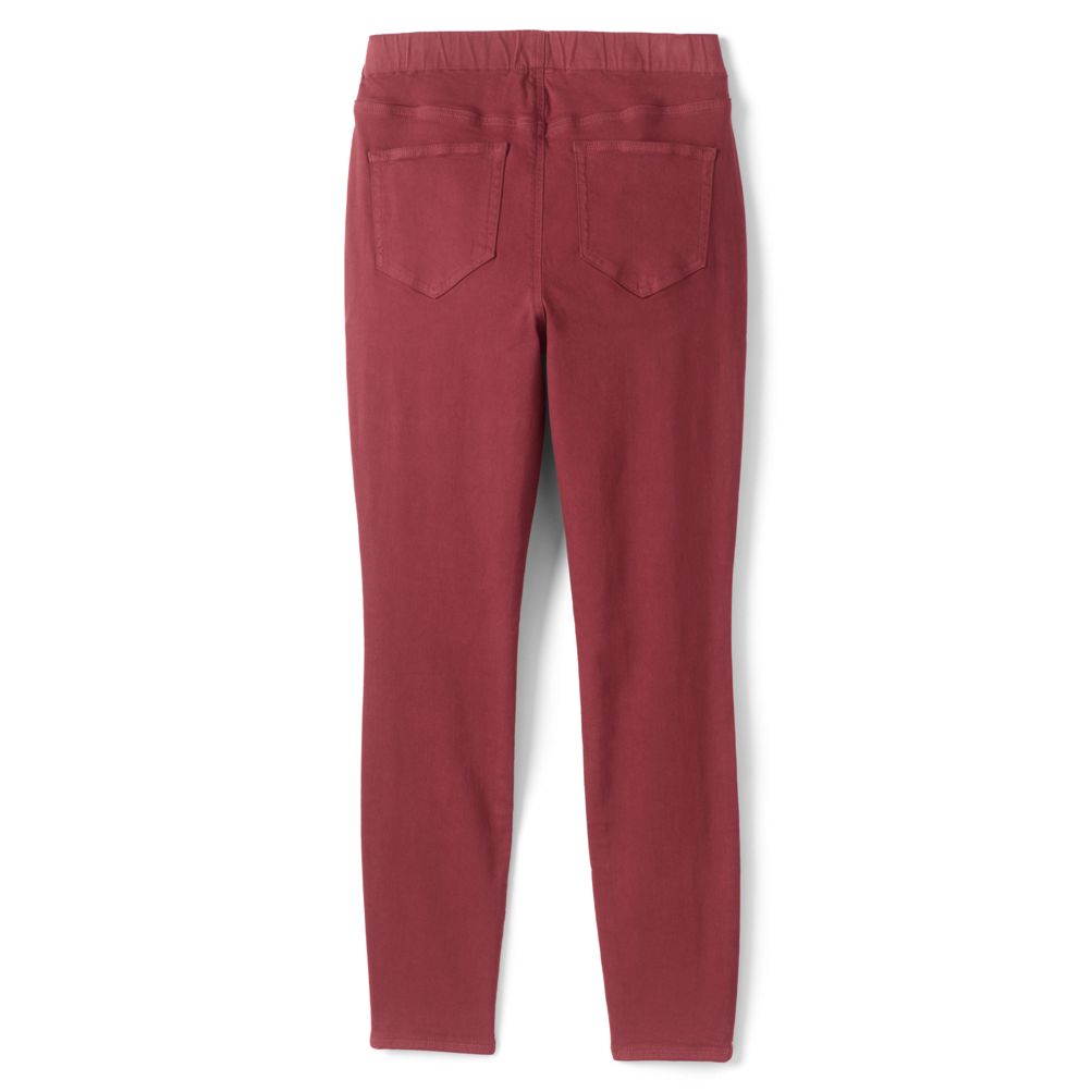 Skinny mid waist jeans Color maroon - SINSAY - ZA514-83X