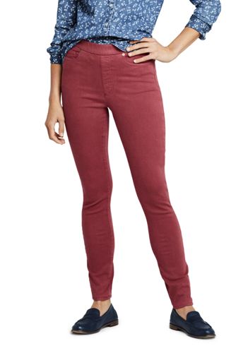 lands end elastic waist jeans