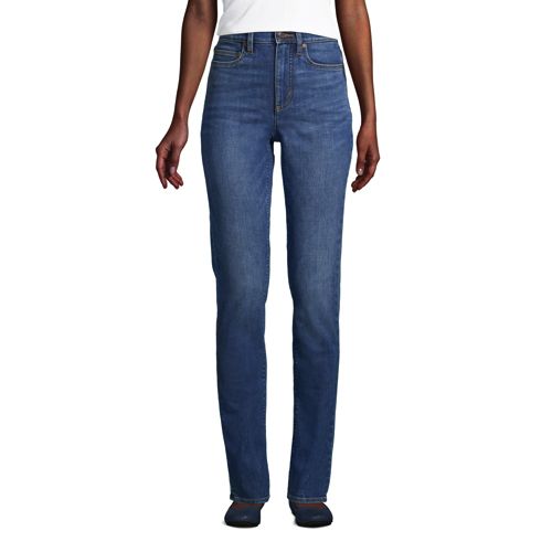 Women Straight Leg Jeans Lands' End