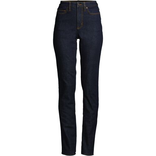 Jean Amincissant Droit Taille Haute Femme Stature Standard Lands End