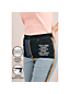Schwarze Shaping Jeans, Straight Fit High Waist image number 4