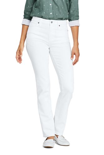 lands end white jeans