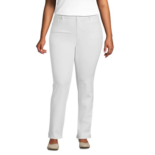 Women's Mid Rise Straight Leg Jeans - image 5
