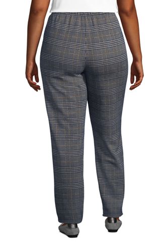 plus size pull on trousers