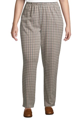 plus size petite elastic waist pants