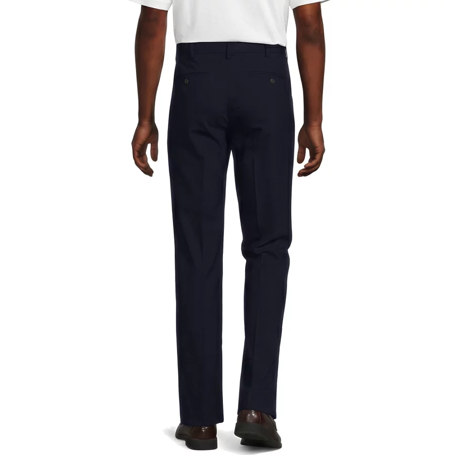 Men's Comfort Waist Yearrounder Stretch Wool Dress Pants view 7