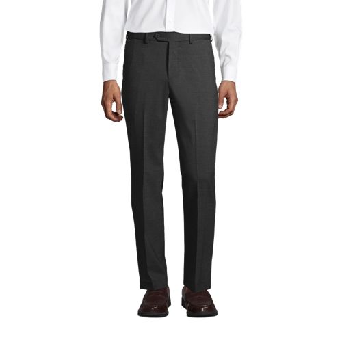 Men's Comfort Waist Comfort-First Year'rounder Wool Dress Pants