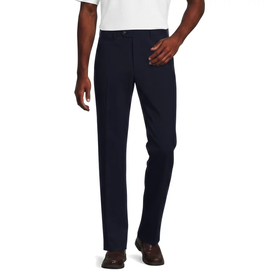 Men's Comfort Waist Yearrounder Stretch Wool Dress Pants view 1