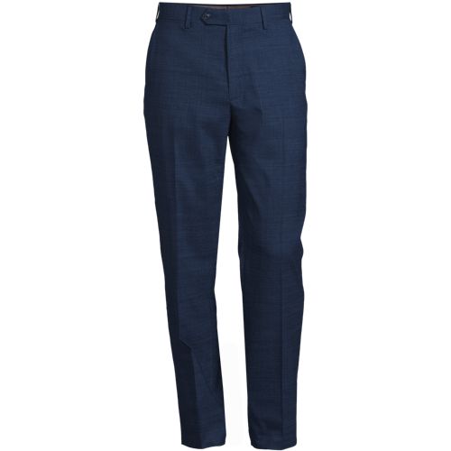 Men's Comfort Waist Year'rounder Stretch Wool Dress Pants, Front
