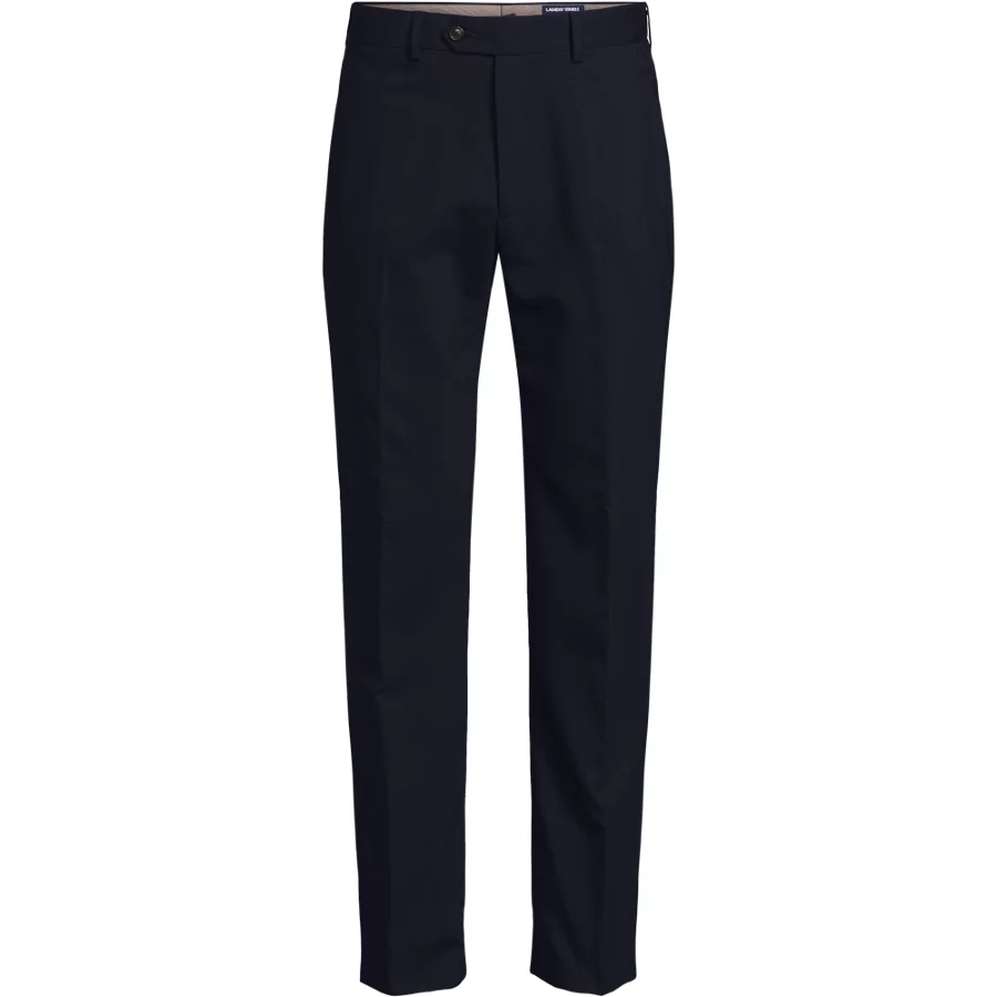 Men's Comfort Waist Yearrounder Stretch Wool Dress Pants view 2