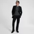 Men's Comfort Waist Year'rounder Stretch Wool Dress Pants, alternative image