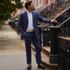 Men's Comfort Waist Year'rounder Stretch Wool Dress Pants, alternative image